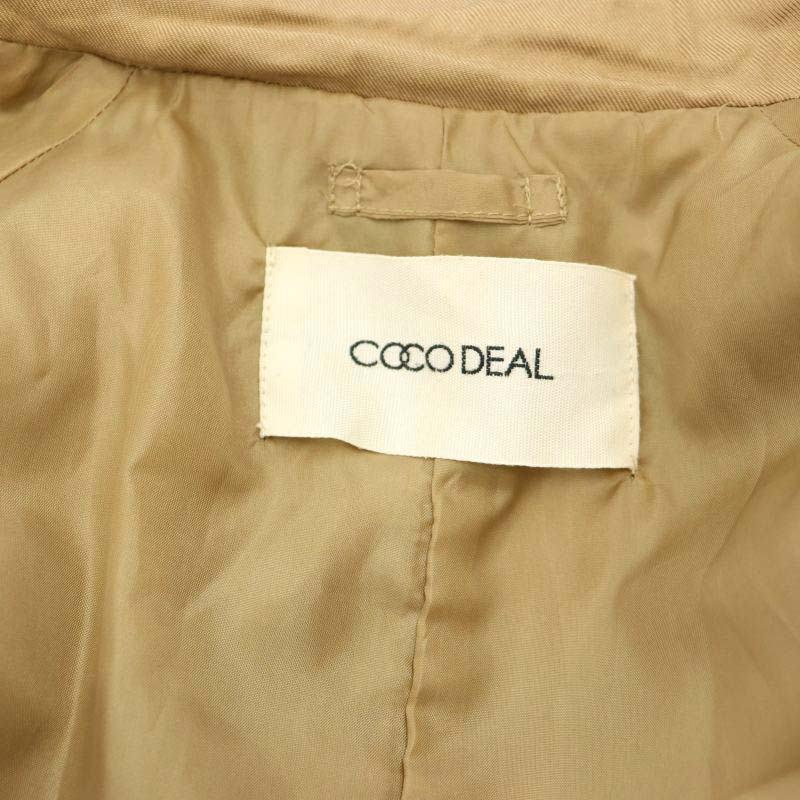 ココディール COCO DEAL ボリュームトレンチコート スプリングコート