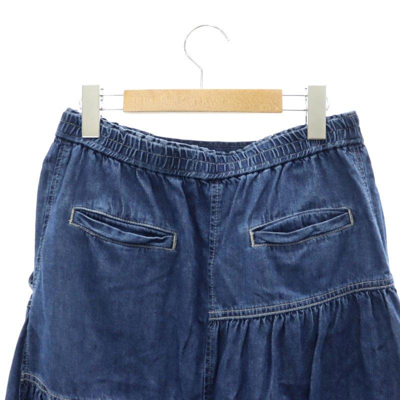 ズッカ zucca ライトオンスデニムスカート ギャザー イージー  