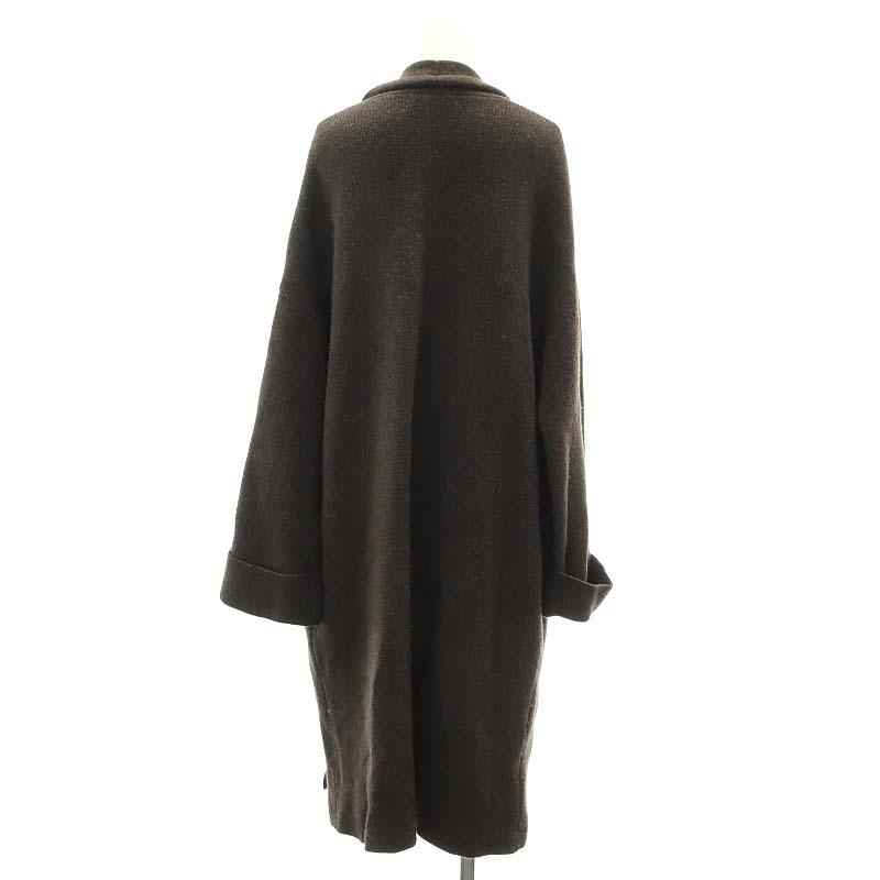 入手困難✨ エルマンノシェルビーノ 長袖ニット カシミヤ×ウール素材 ブラウン 入手困難✨ エルマンノシェルビーノ 長袖ニット カシミヤ×ウール素材