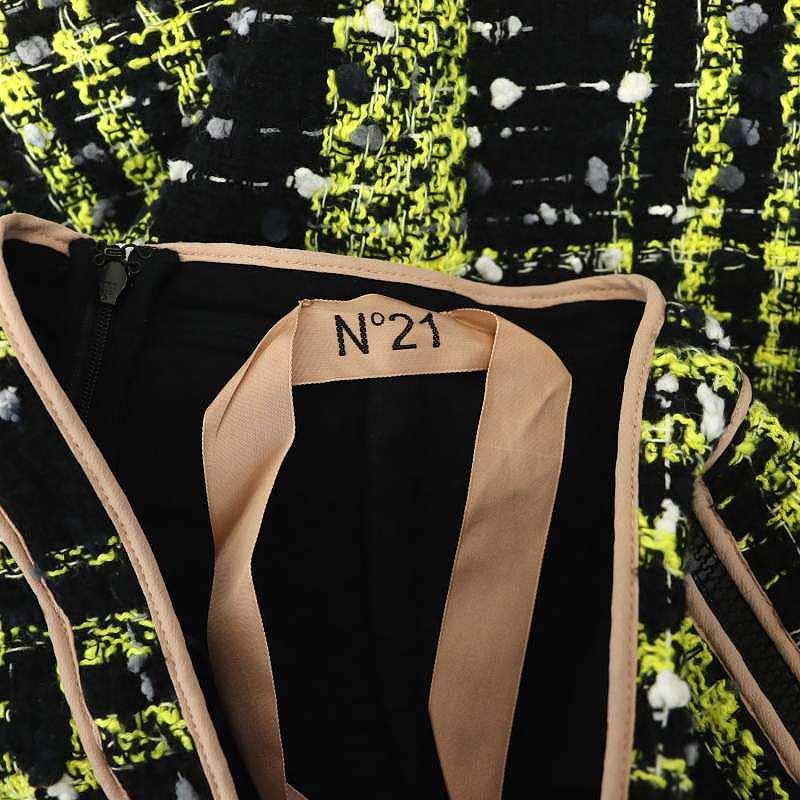 ヌメロヴェントゥーノ N°21 ツイード スカート ロング ミモレ丈 タイト  