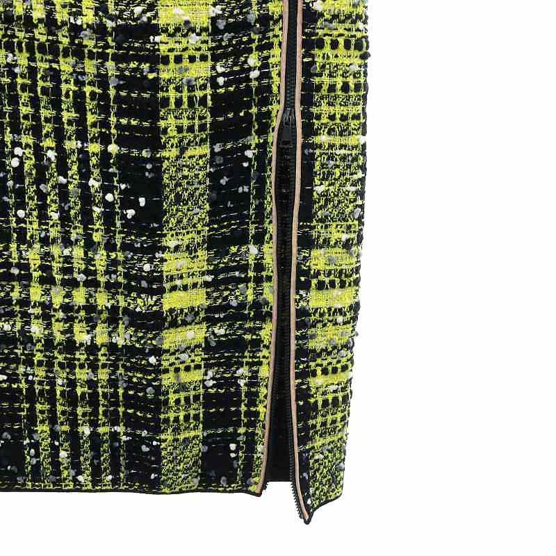 ヌメロヴェントゥーノ N°21 ツイード スカート ロング ミモレ丈 タイト  