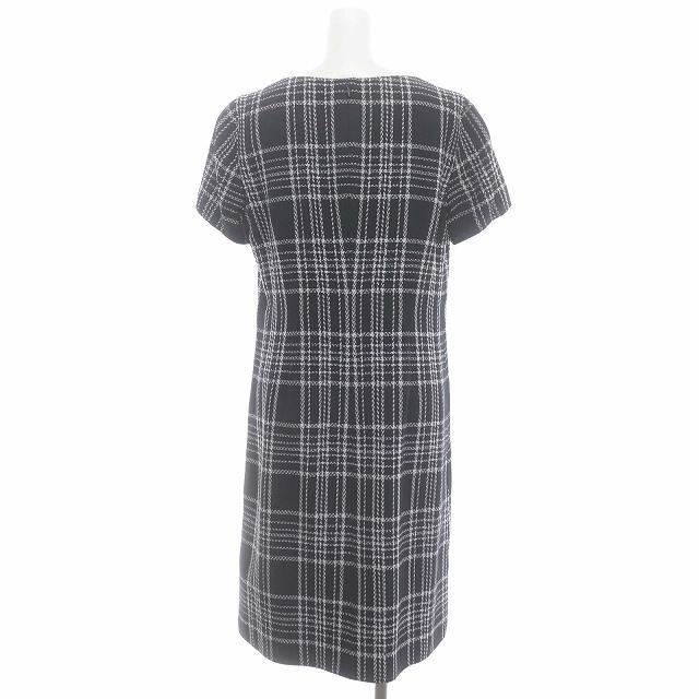 クレージュ セットアップ ワンピーススーツ ロゴボタン チェック  