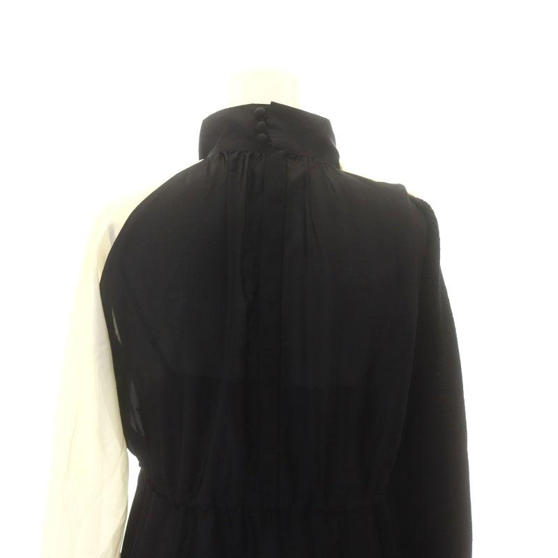 サカイ sacai ウール ニット コンビネーション パネル ワンピース  