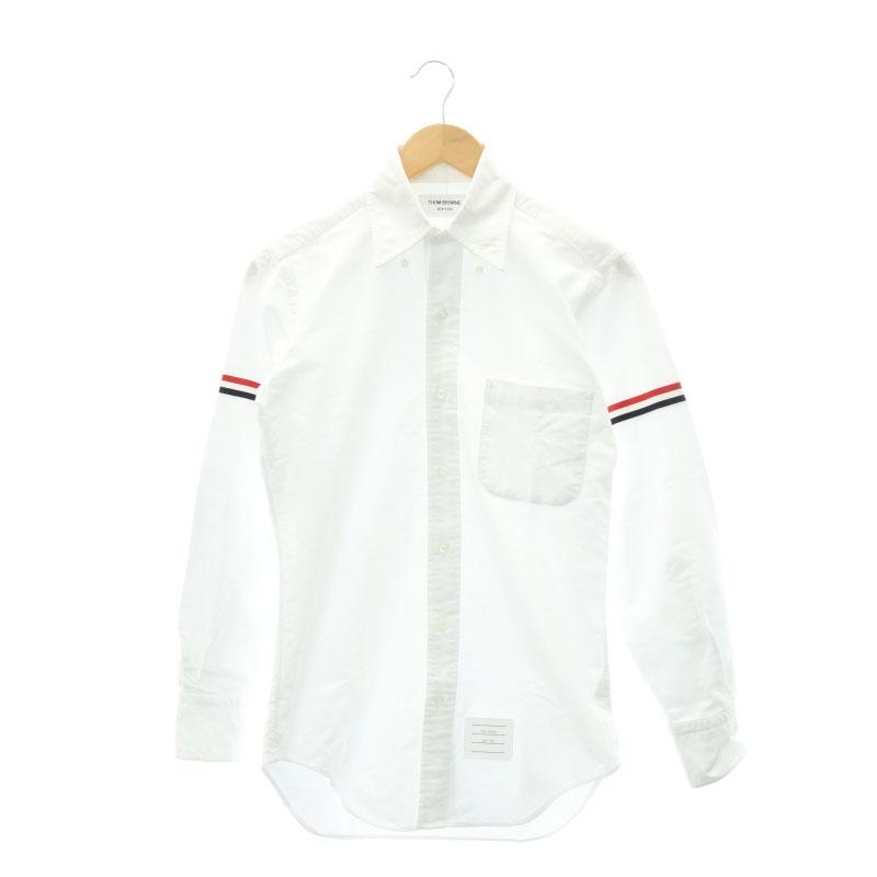 トムブラウン THOM BROWNE トリコロールオックスフォードシャツ 長袖 