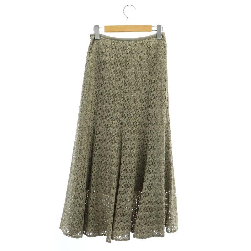 ラ トータリテ La TOTALITE 22SS ストレッチレーススカート ロング 