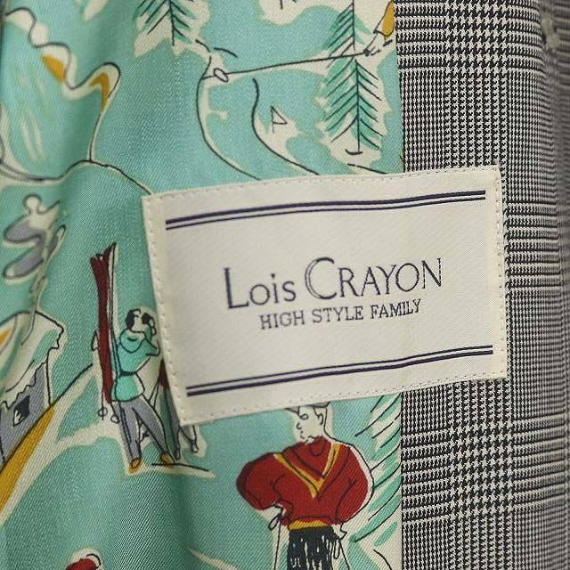 ロイスクレヨン Lois CRAYON グレンチェック トレンチコート ウール 