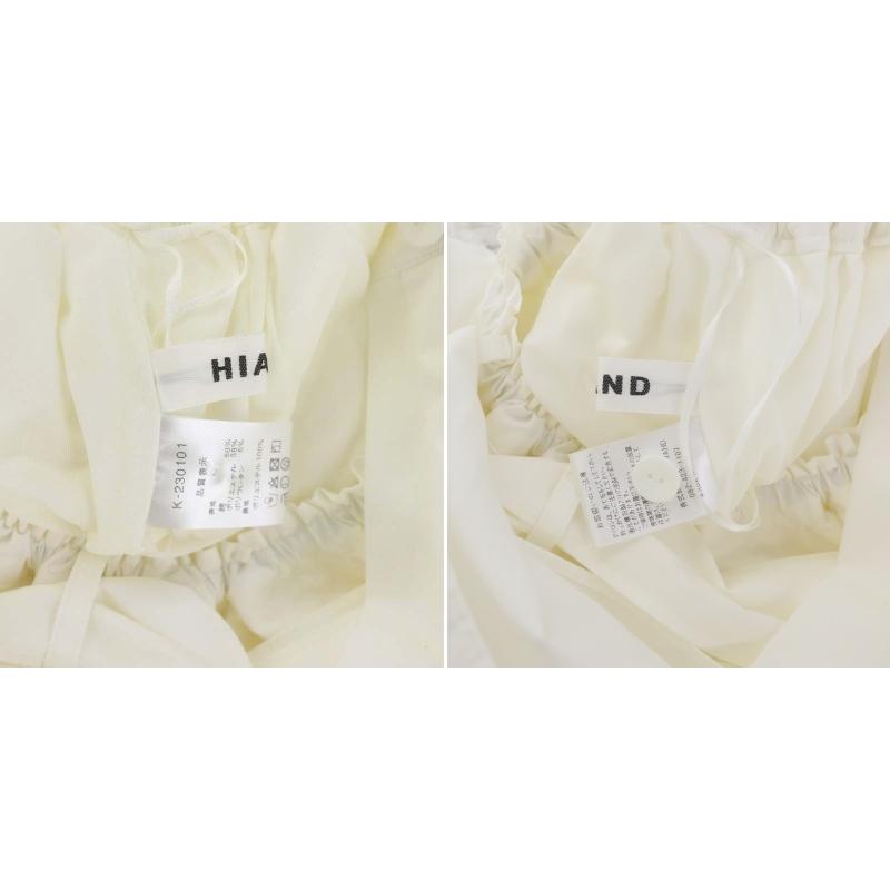 ハイアンド HIAND 3way Balloon Tunic チュニック バルーン 白  