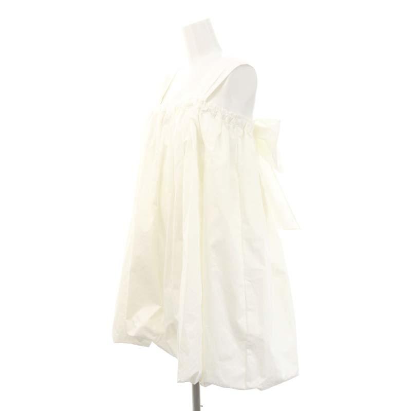 ハイアンド HIAND 3way Balloon Tunic チュニック バルーン 白  