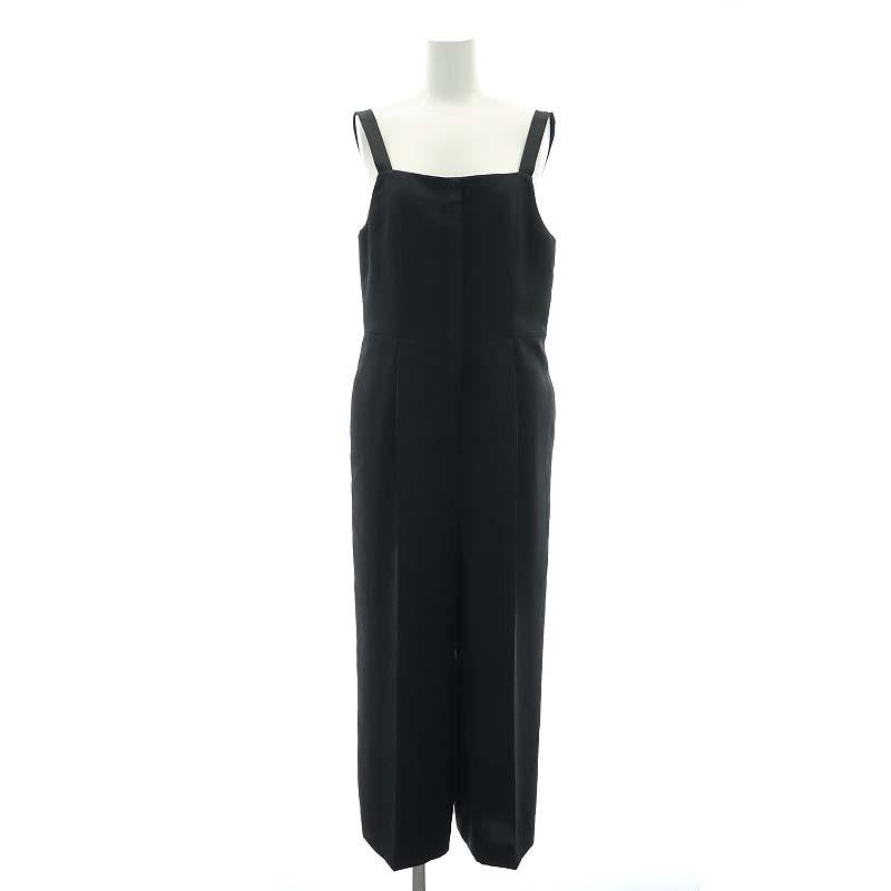 イエナ IENA 23SS Back Openキャミサロペット ワイドパンツ 36 黒 