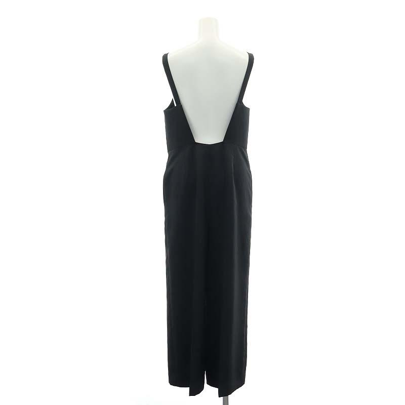 イエナ IENA 23SS Back Openキャミサロペット ワイドパンツ 36 黒 