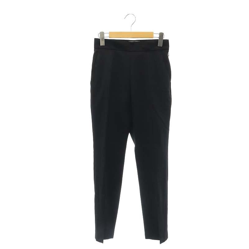 カオス CHAOS ヴィスストレートパンツ スリムパンツ スリット 34 黒  