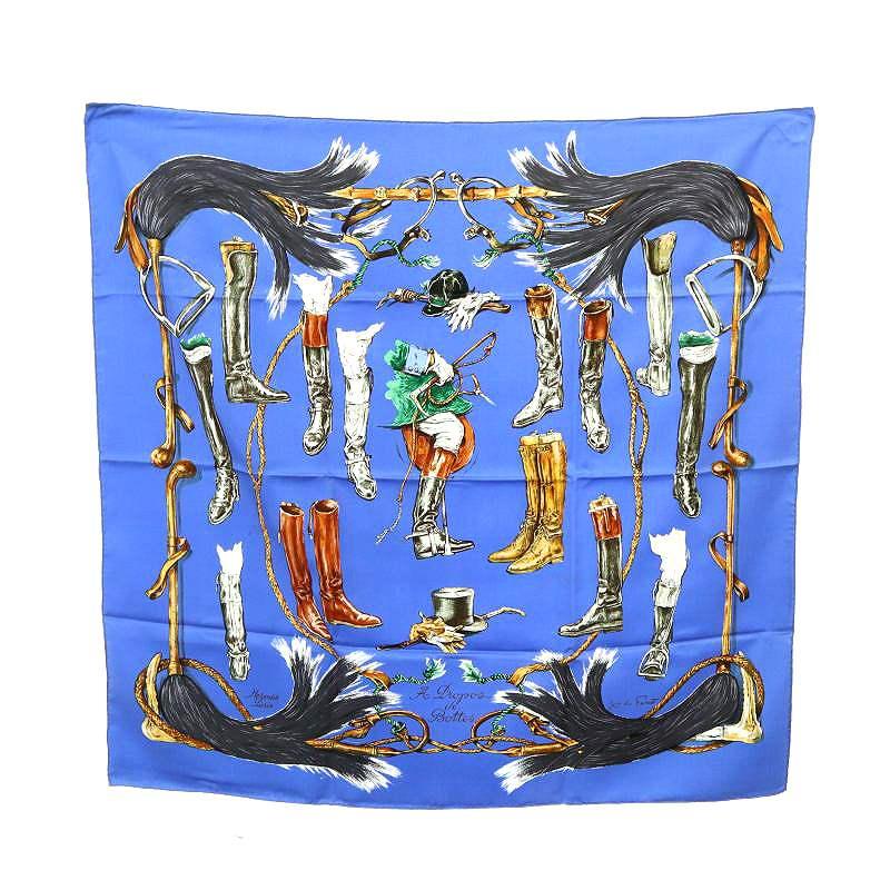エルメス HERMES カレ90 A Propos de Bottes ブーツについて スカーフ 