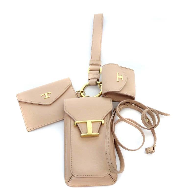 トッズ TOD'S Tタイムレス 3 IN 1 スマホホルダー トッズ TOD'S Tタイムレス 3 IN 1 スマホホルダー