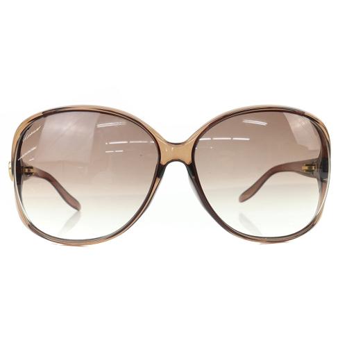 グッチ GUCCI サングラス グラデーション ロゴ 62□13 120 茶色 