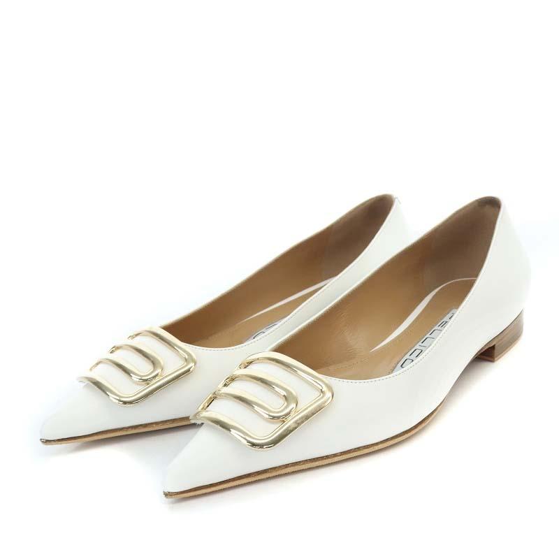 ペリーコ PELLICO 0735 CUORE 10 パンプス フラット ポインテッドトゥ 