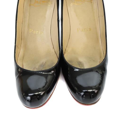 クリスチャンルブタン Christian louboutin ウエッジソール パテント 