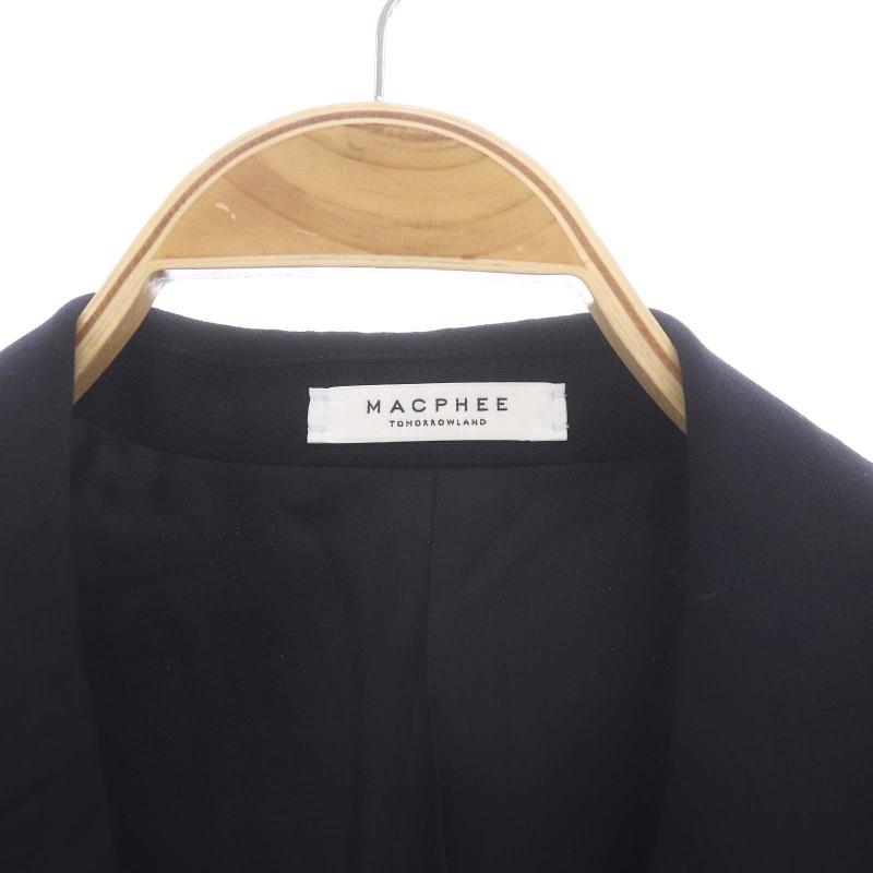 マカフィー MACPHEE トゥモローランド 22AW ストレッチポプリン ラペル 