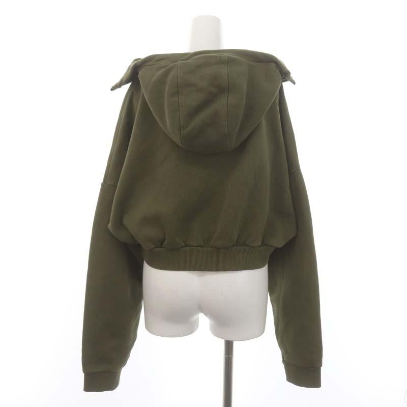 エンタイアスタジオ entire studio CROPPED FULL ZIP フーディー 