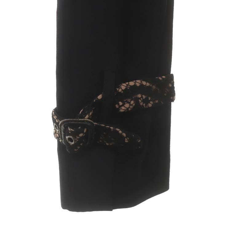 ビーシービージーマックスアズリア BCBGMAXAZRIA レースフリルロング  