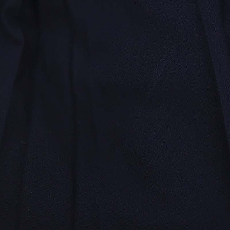 アディアム ADEAM フレアスカート 膝丈 プリーツ 0 紺 ネイビー /NR  