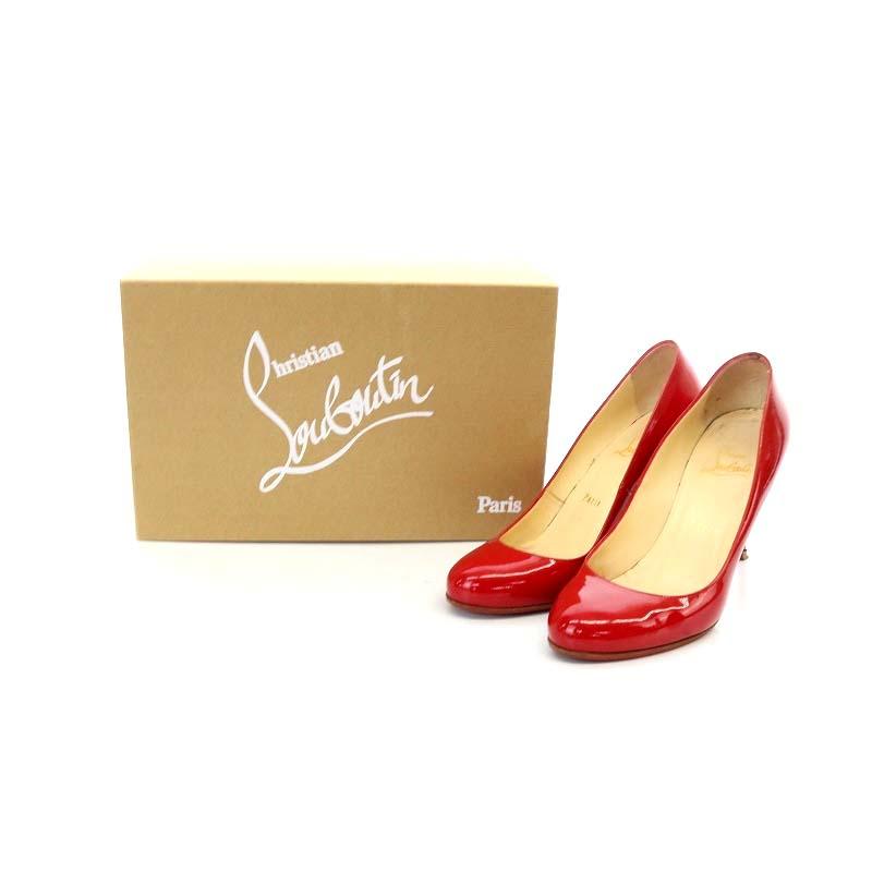 クリスチャンルブタン・ヒール・パンプスFIFI 85 PATENT CALF