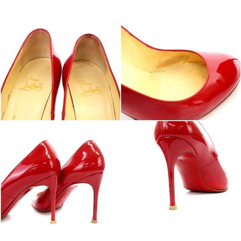 クリスチャンルブタン・ヒール・パンプスFIFI 85 PATENT CALF