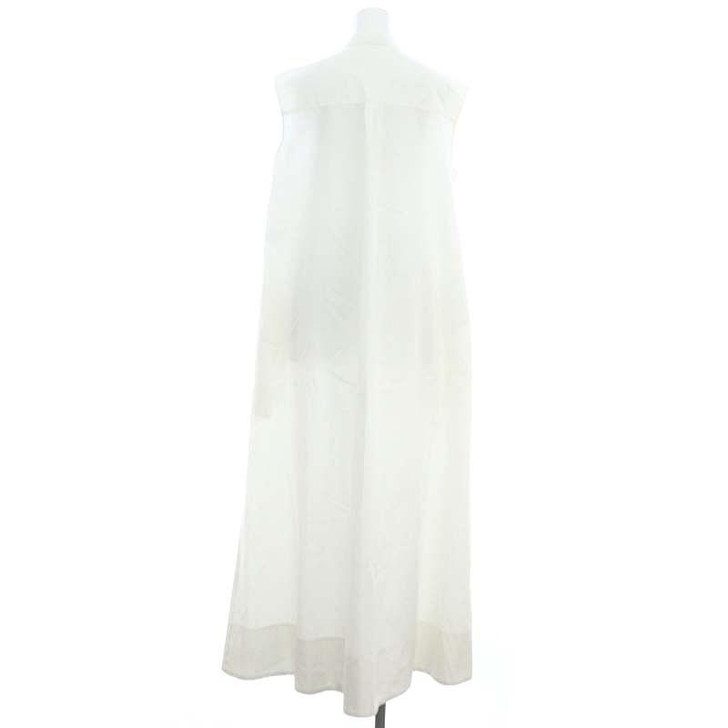 ebure ストライプ シャツ ワンピース ロング マキシ エブール