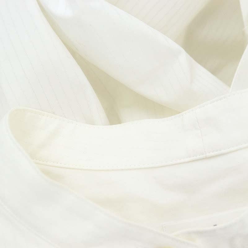 エブール ebure バンドカラーノースリーブロングワンピース シャツ  