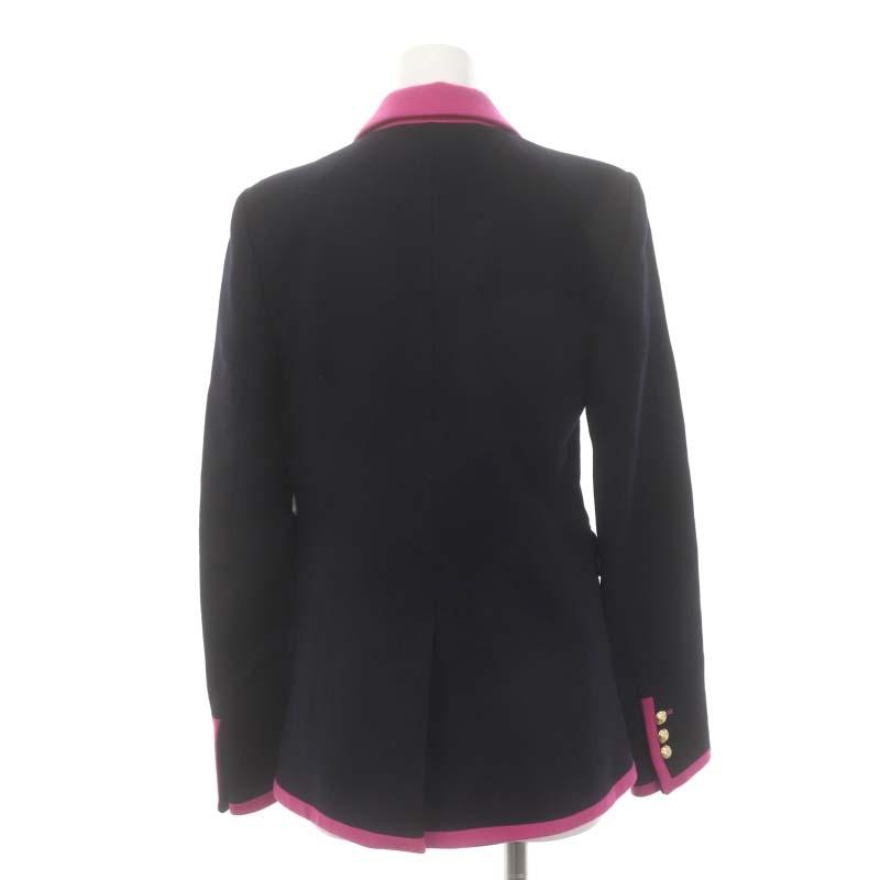ジューシークチュール JUICY COUTURE ウール バイカラー ジャケット 