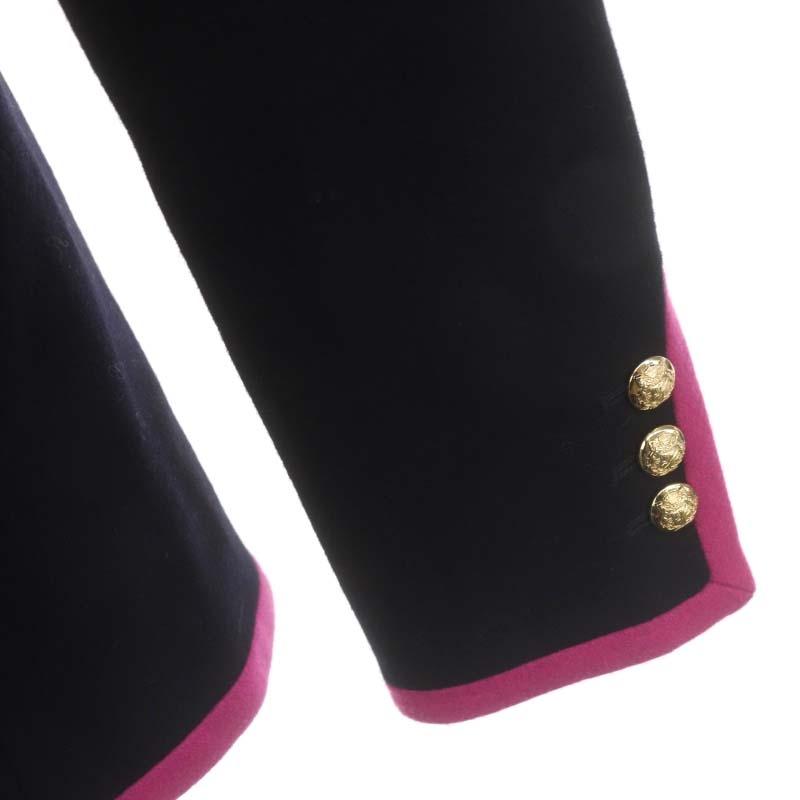 ジューシークチュール JUICY COUTURE ウール バイカラー ジャケット 