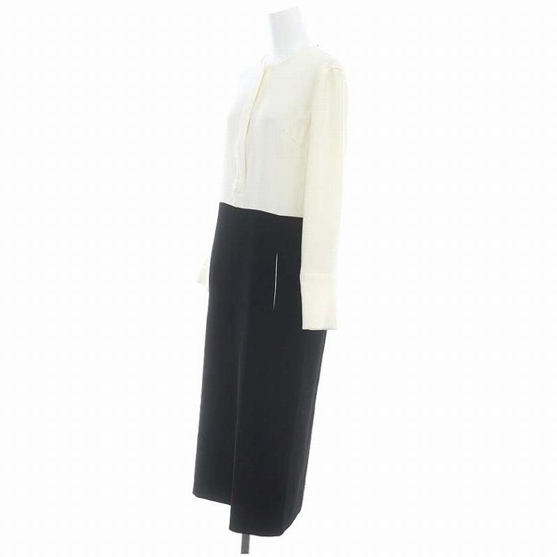ヨーコチャン YOKO CHAN 23AW バンドカラードレス ワンピース ロング 