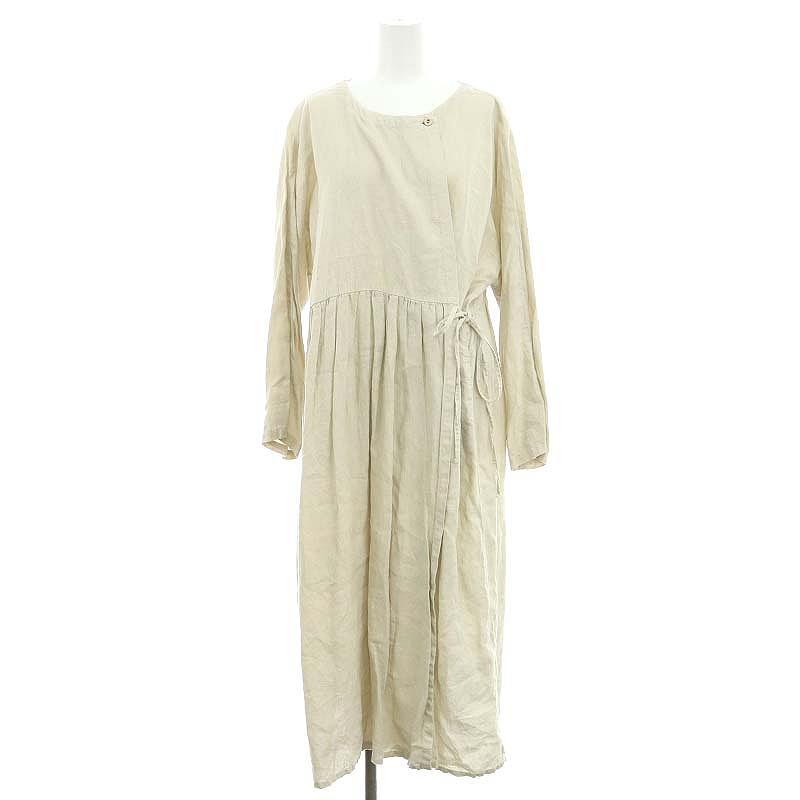 ネストローブ nest Robe リネンドルマンカシュクールワンピース ロング 