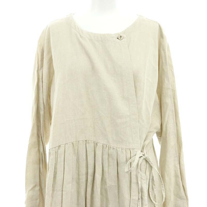 ネストローブ nest Robe リネンドルマンカシュクールワンピース ロング 