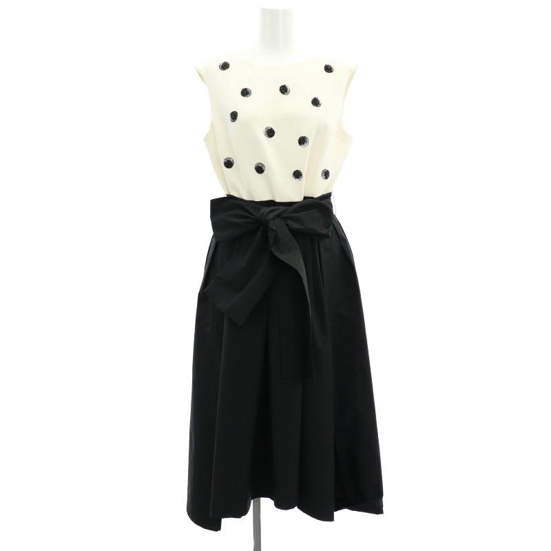 グレースクラス GRACE Class ビジュードット装飾切替ワンピース ロング  