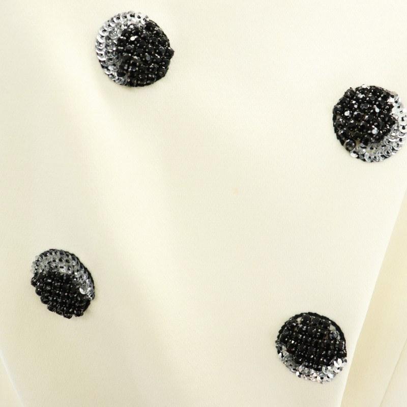 グレースクラス GRACE Class ビジュードット装飾切替ワンピース ロング  