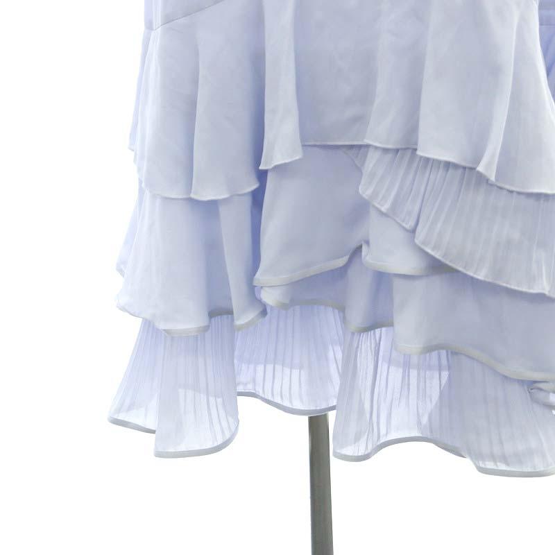 SNIDEL スナイデル 23AW シフォンフリルロングワンピース マキシ丈 八 