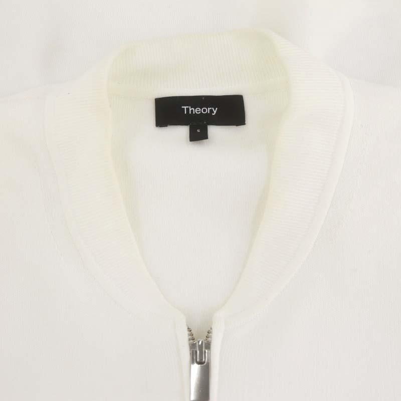 セオリー Theory ニットブルゾン 24SS Bristol Cotton Cuff DT Bomber 