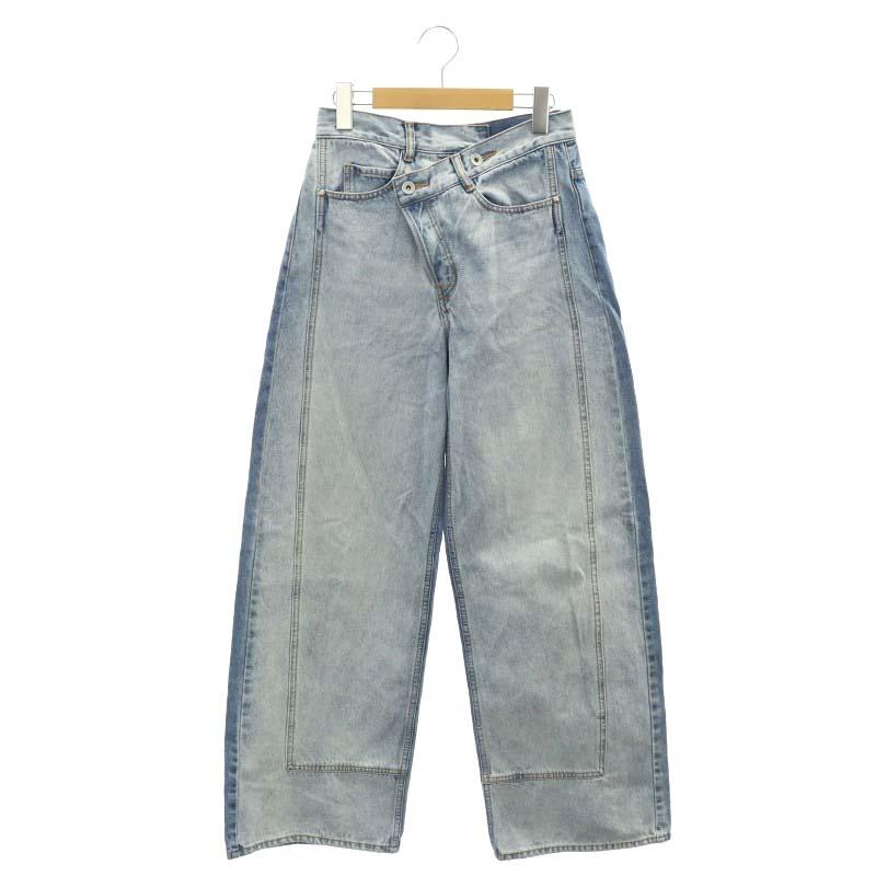 ダイアグラム グレースコンチネンタル 24SS ラップデニムパンツ ダイアグラム グレースコンチネンタル 24SS ラップデニムパンツ