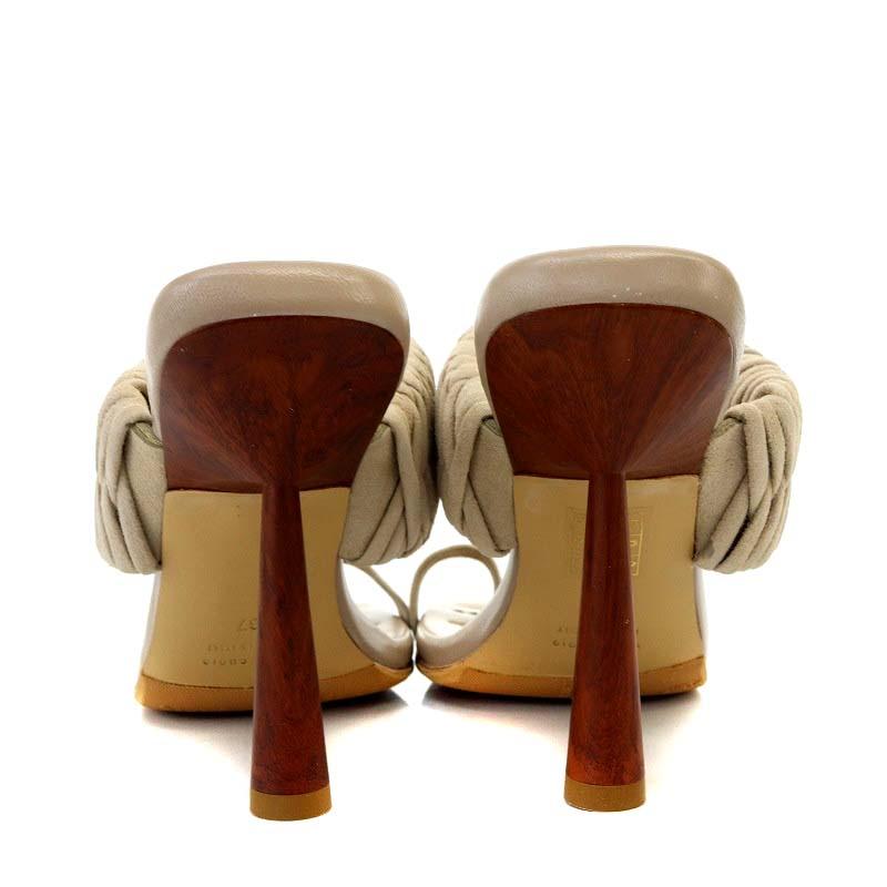 ジアアールエイチダブリュー GIA/RHW ミュールサンダル トング  