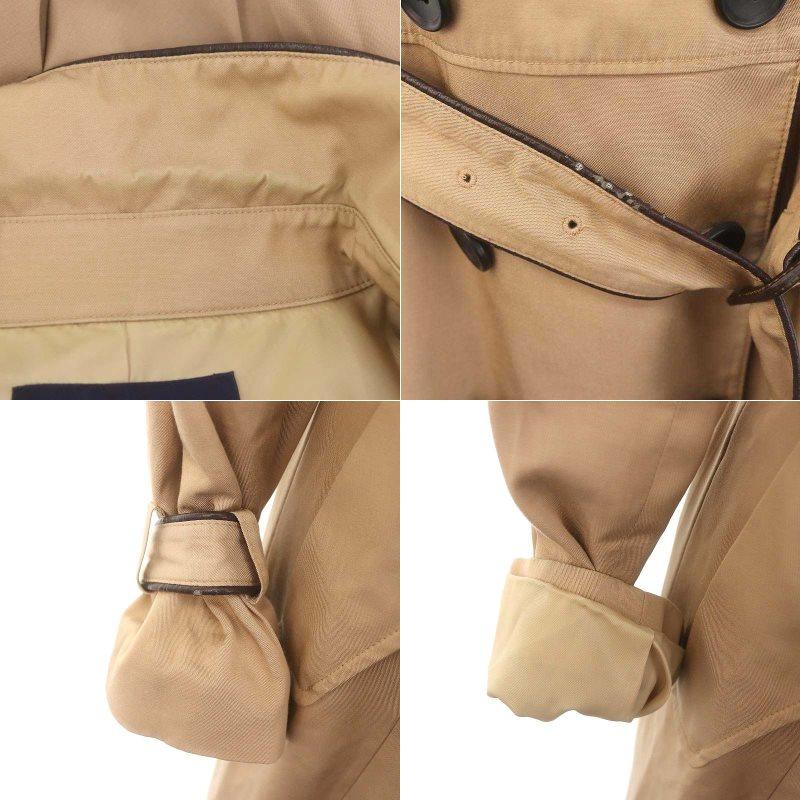 ジャスグリッティー JUSGLITTY バックプリーツトレンチコート ロング 0