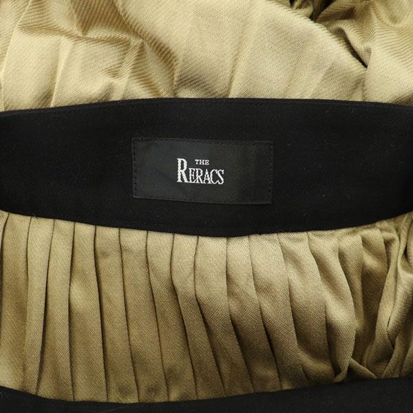 ザ リラクス THE RERACS プリーツスカート ロング レーヨン混 38 