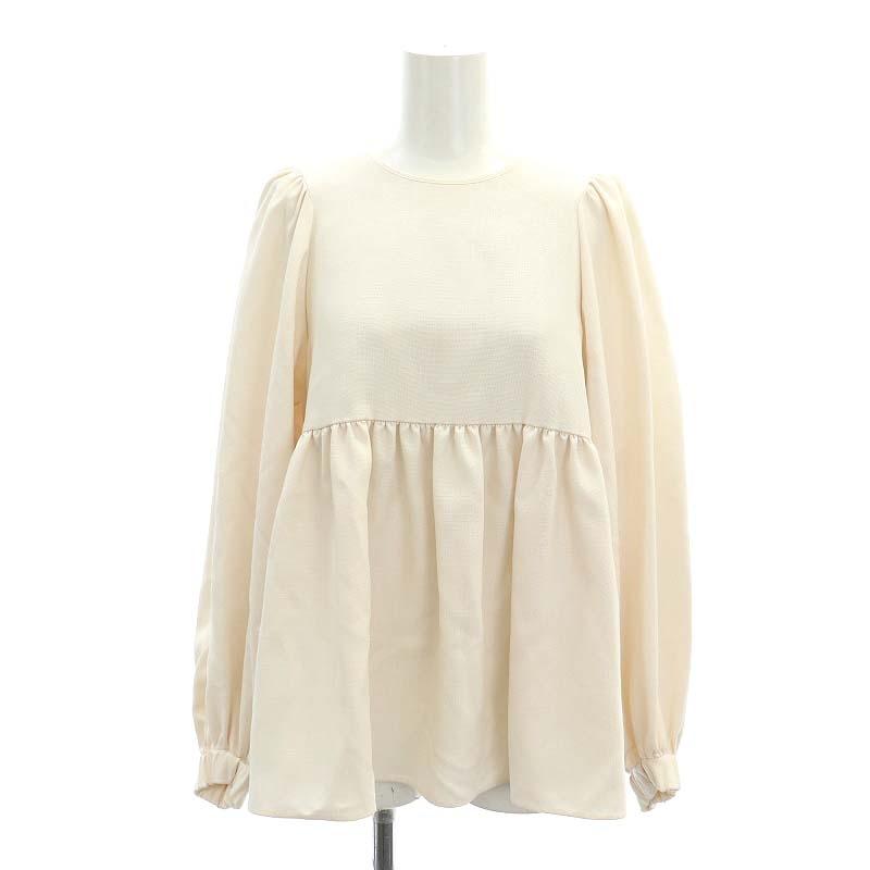 yori ドライツイードパフブラウス長袖