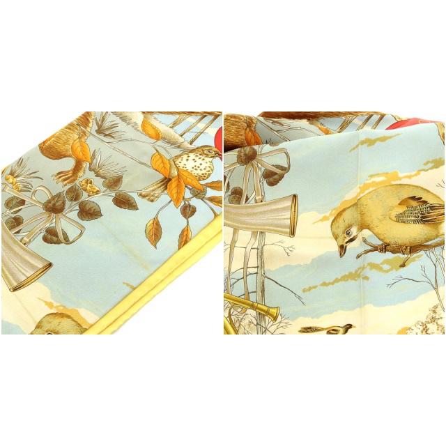 エルメス HERMES CHASSE au BOIS 森の狩猟 カレ90 スカーフ 絹 シルク 