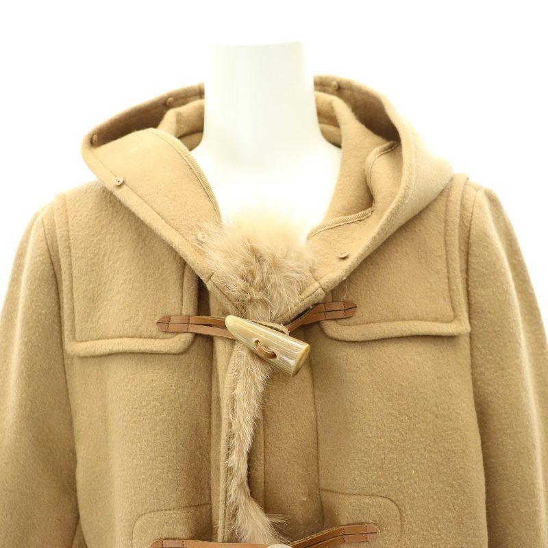 シップス SHIPS ダッフルコート アウター 総裏地 フード カシミヤ混 40