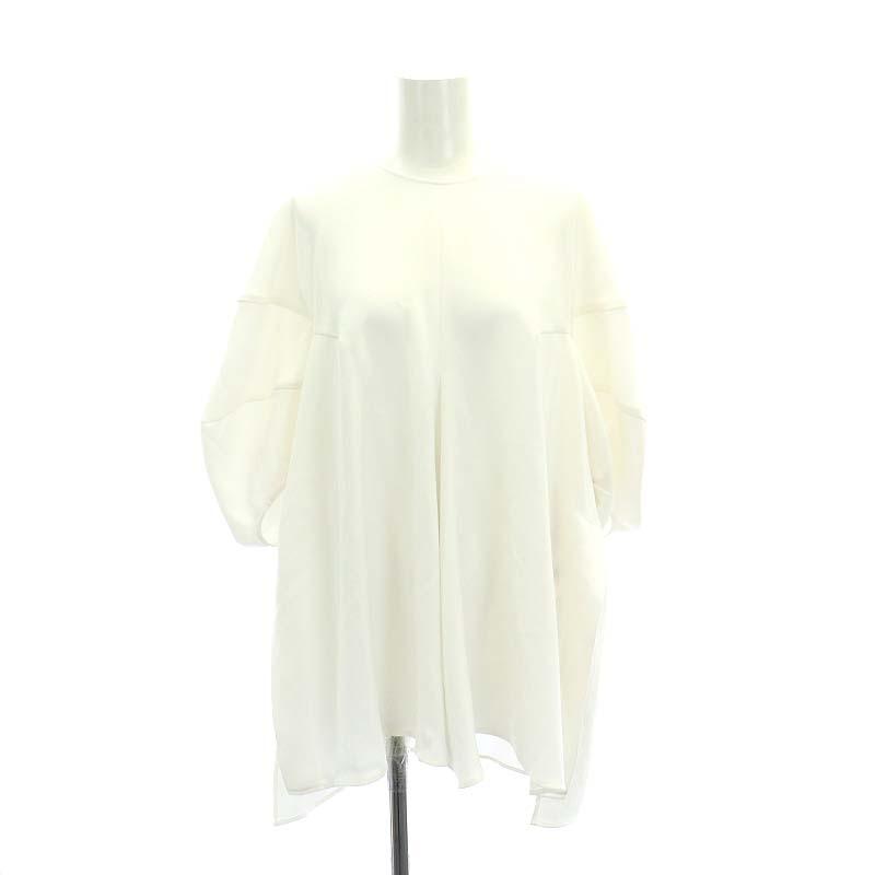 エンフォルド ENFOLD 23SS DRAPE SLEEVE T-SHIRT Tシャツ カットソー 