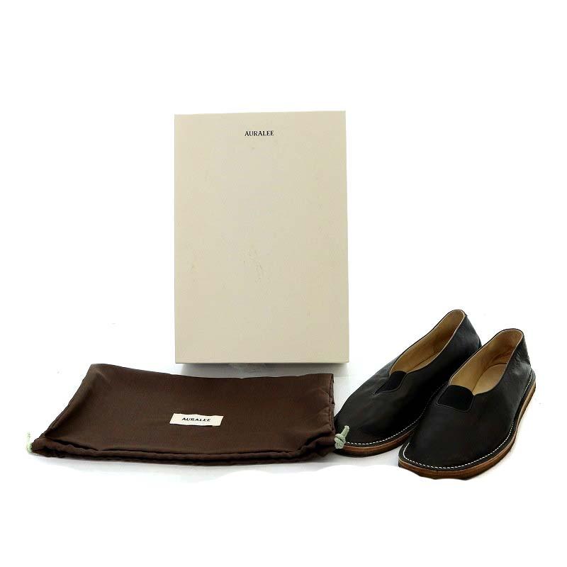 オーラリー AURALEE LEATHER SLIP-ON MADE BY FOOT THE COACHER オーラリー AURALEE LEATHER SLIP-ON MADE BY FOOT THE COACHER
