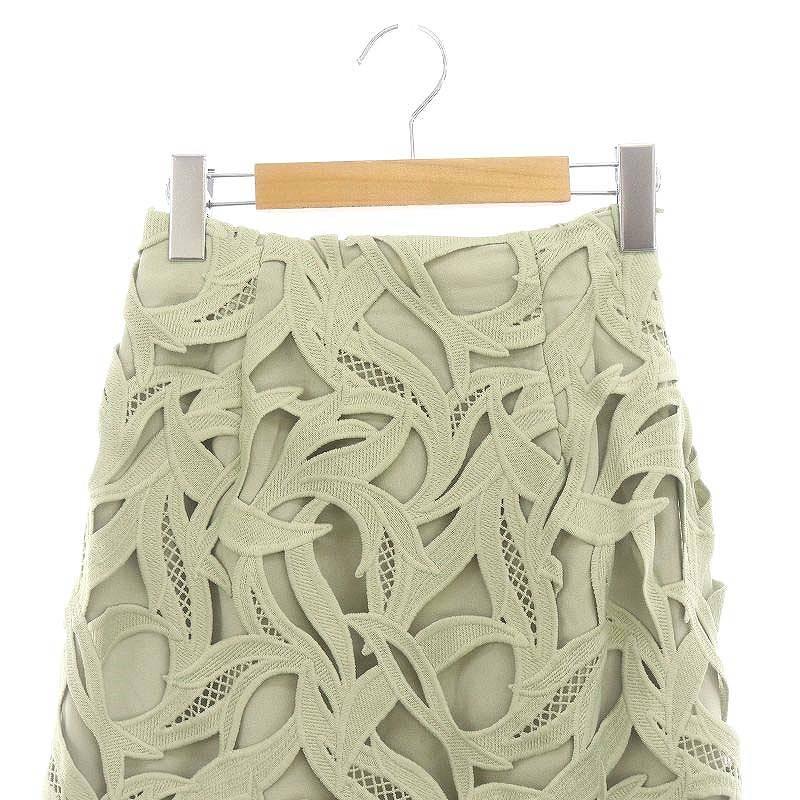 未使用品 セルフォード CELFORD スワローレーススカート ロング ミモレ  