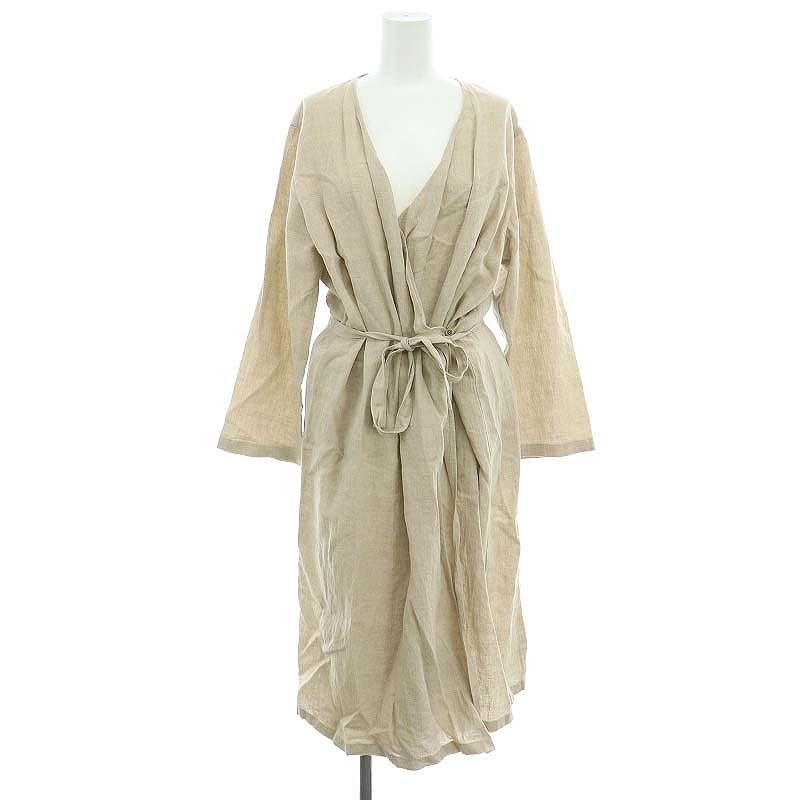 エヴァムエヴァ evam eva ウォーターリネンカシュクールローブ  