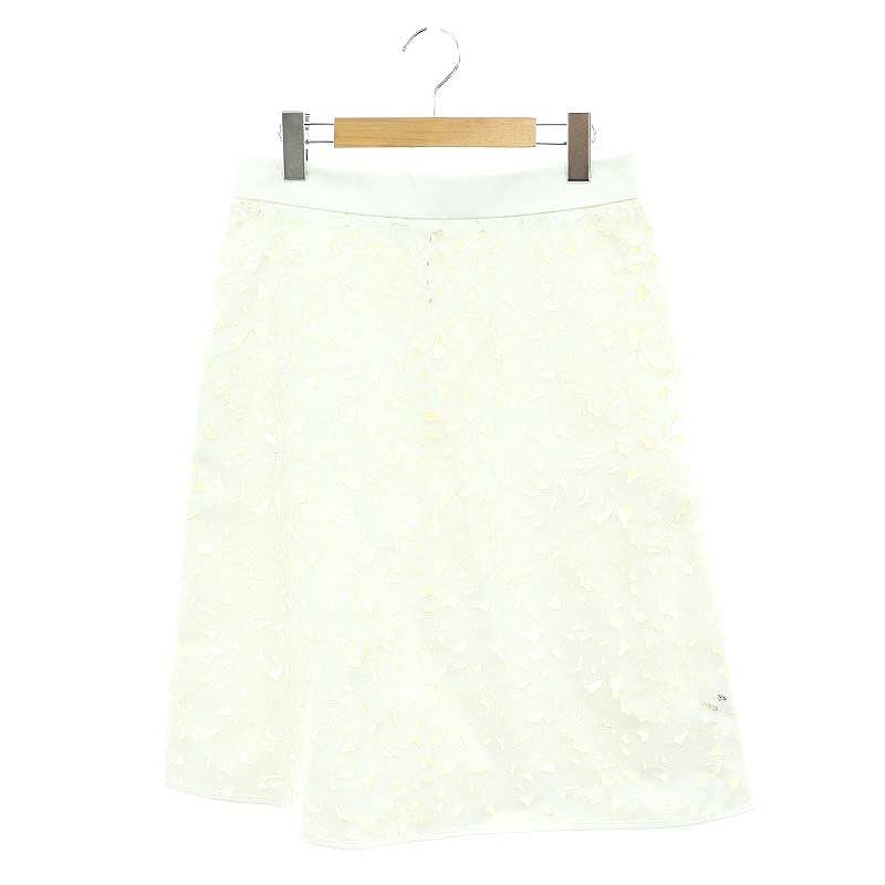 チノ CINOH SYNTHETIC LEATHER フェイクレザースカート 膝丈 台形