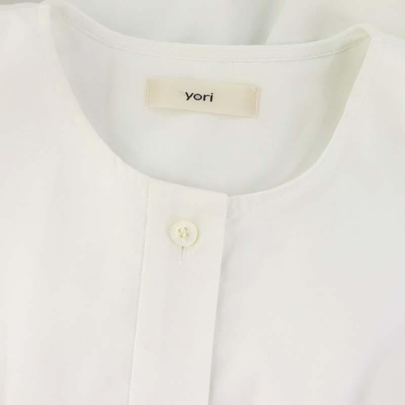 極美品✨yori スカラップカットワークブラウス ホワイト F 2025年最新】yori スカラップカットワークブラウスの人気